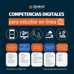 Competencias digitales para estudiar en línea